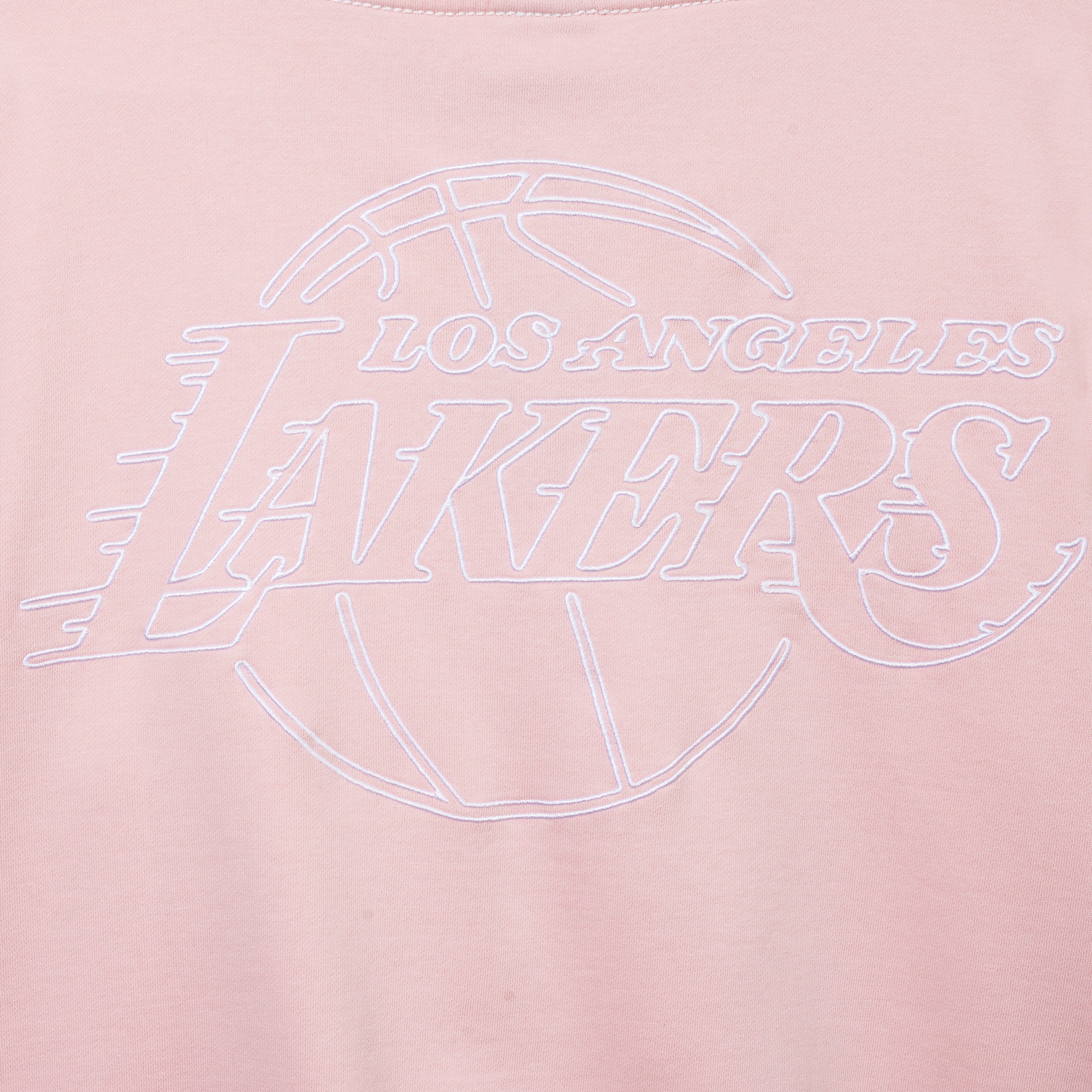 LAKERS CONTRAST STITCH ZIP PINK/WHITE - Image 4